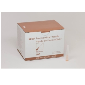 BD Precision Glide Hypodermic Needles size 30g X ½