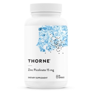 Thorne Research Zinc Picolinate (15mg), 60 Vegetarian Capsules